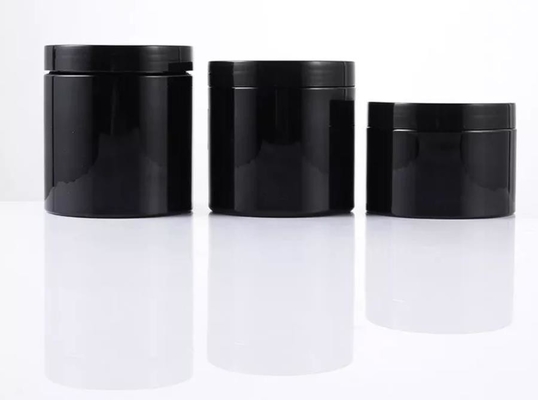 De lege Zwarte van de HUISDIEREN Plastic 120ml Kosmetische Kruik voor Room Verpakking