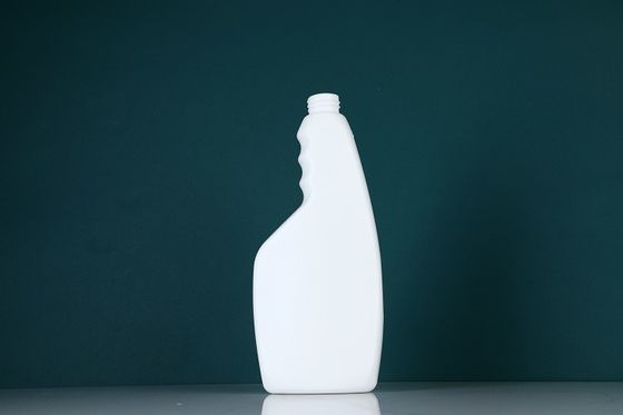 De witte hdpe fles van het trekkerspuitpistool, de fles van de alcoholpomp/van de flessenhand desinfecterend middel